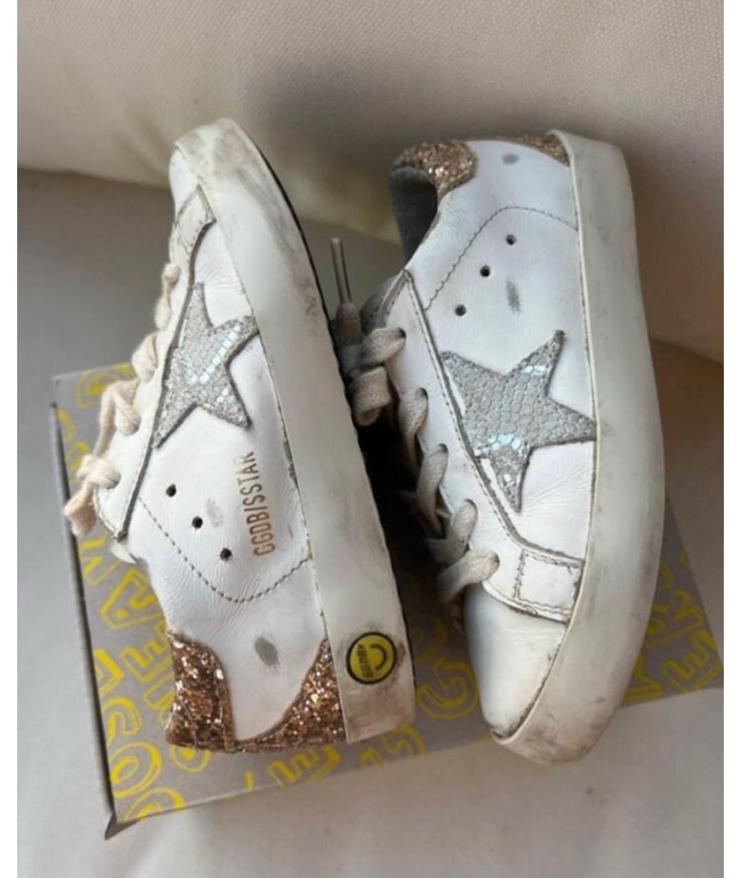 GOLDEN GOOSE DELUXE BRAND Белые кожаные кеды, фото 9