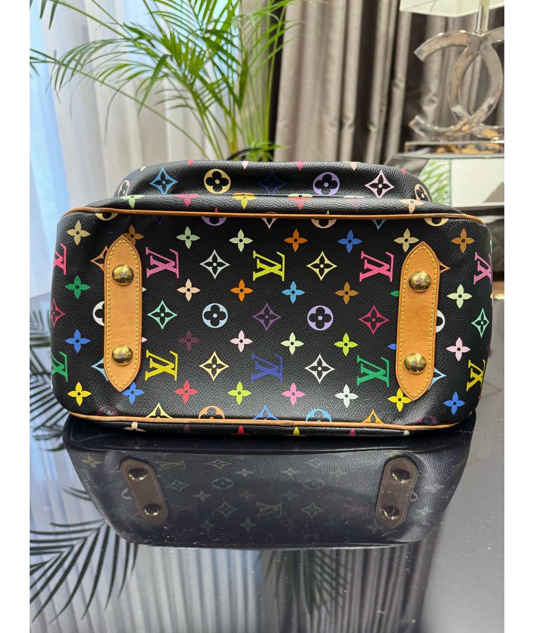 LOUIS VUITTON Черная сумка с короткими ручками, фото 5