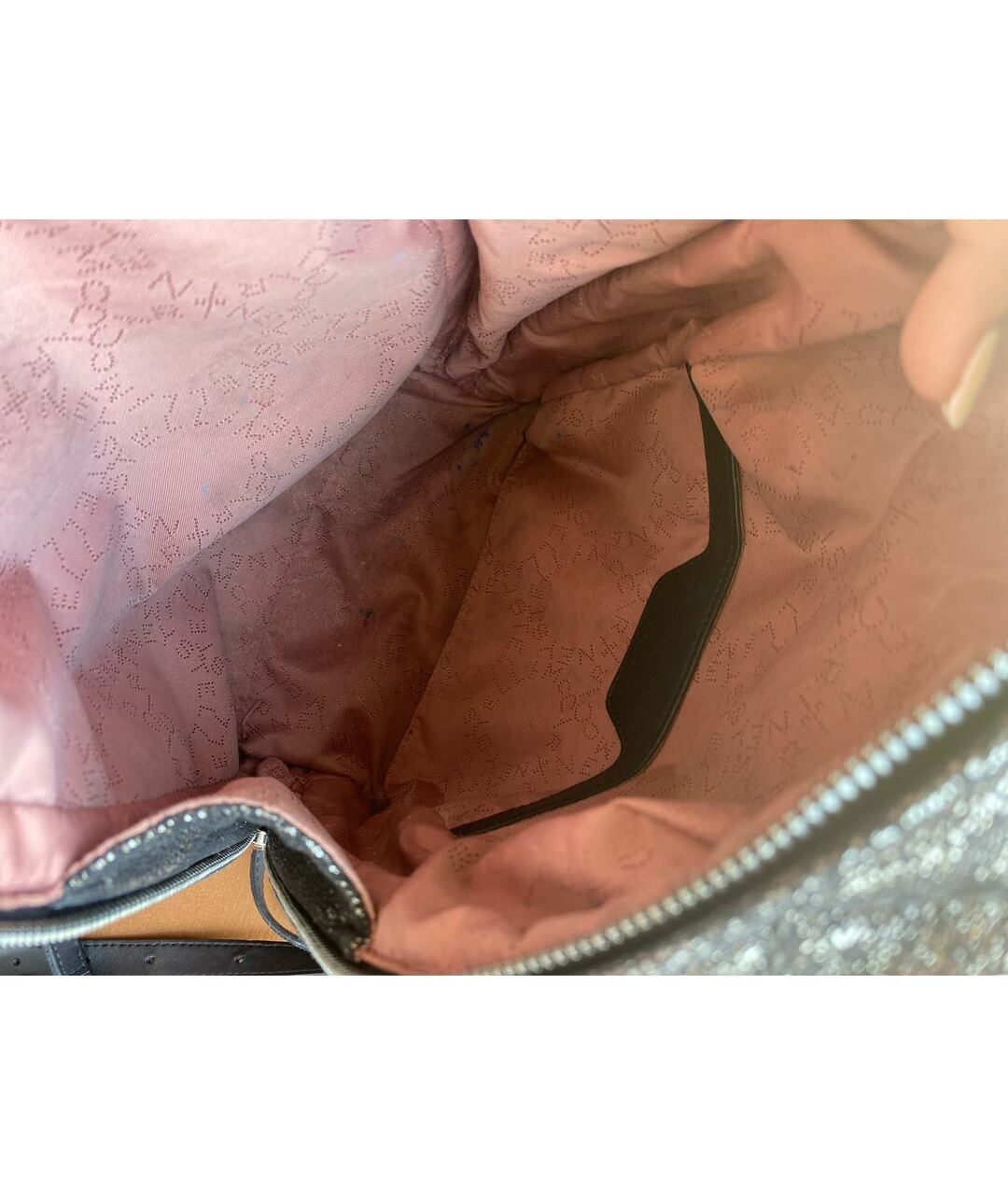 STELLA MCCARTNEY Антрацитовый рюкзак из искусственной кожи, фото 5