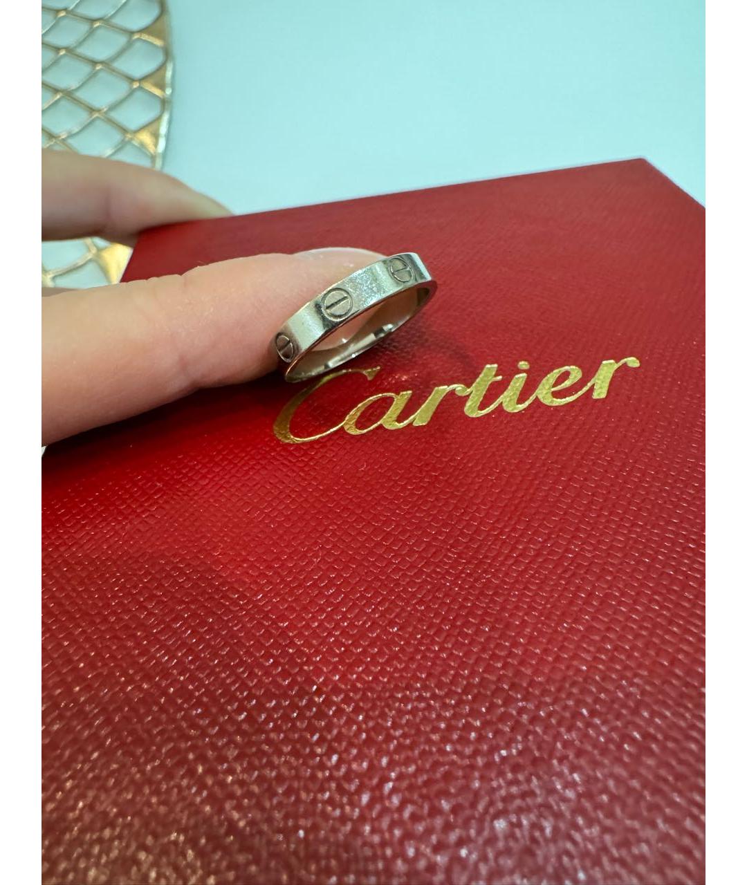 CARTIER Серебряное кольцо из белого золота, фото 4