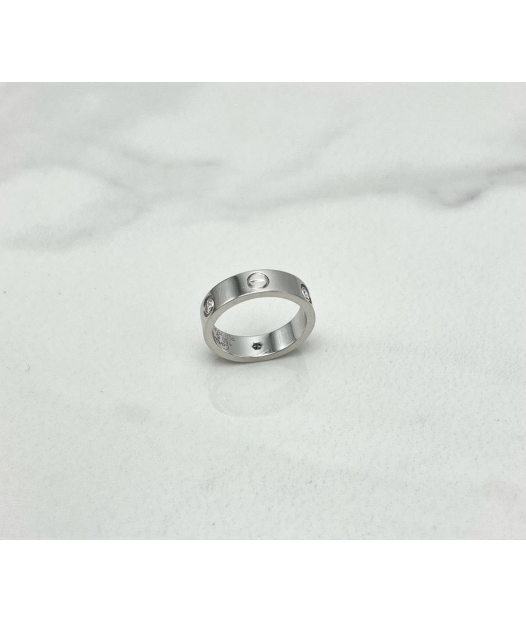 CARTIER Белое кольцо из белого золота, фото 6
