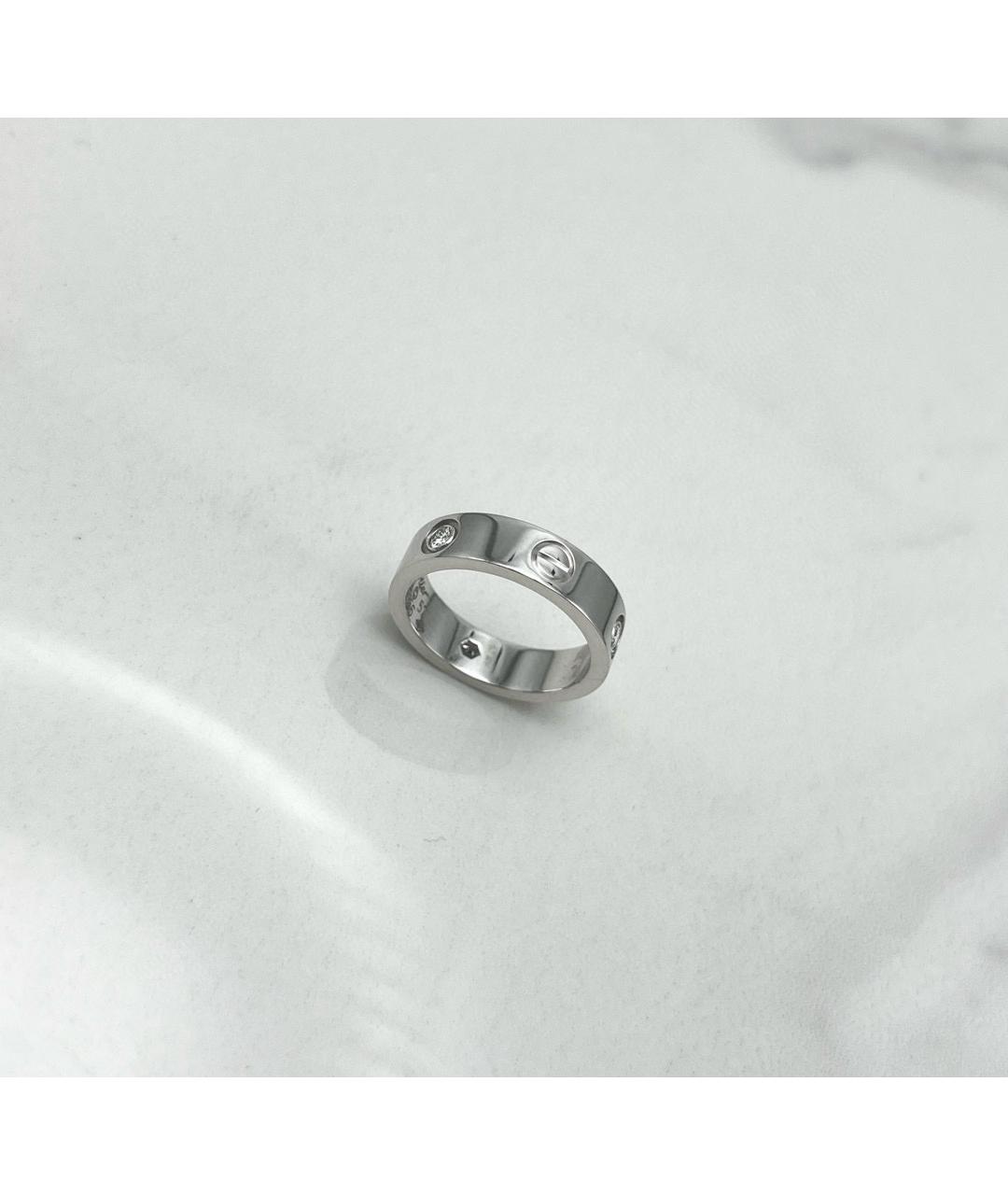 CARTIER Белое кольцо из белого золота, фото 3