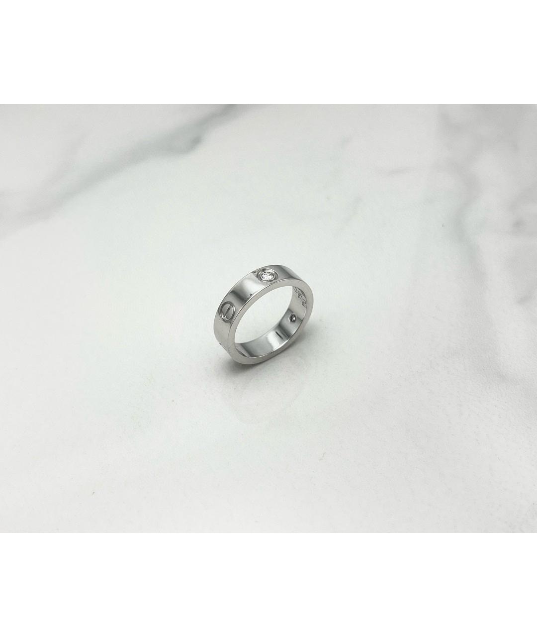 CARTIER Белое кольцо из белого золота, фото 4