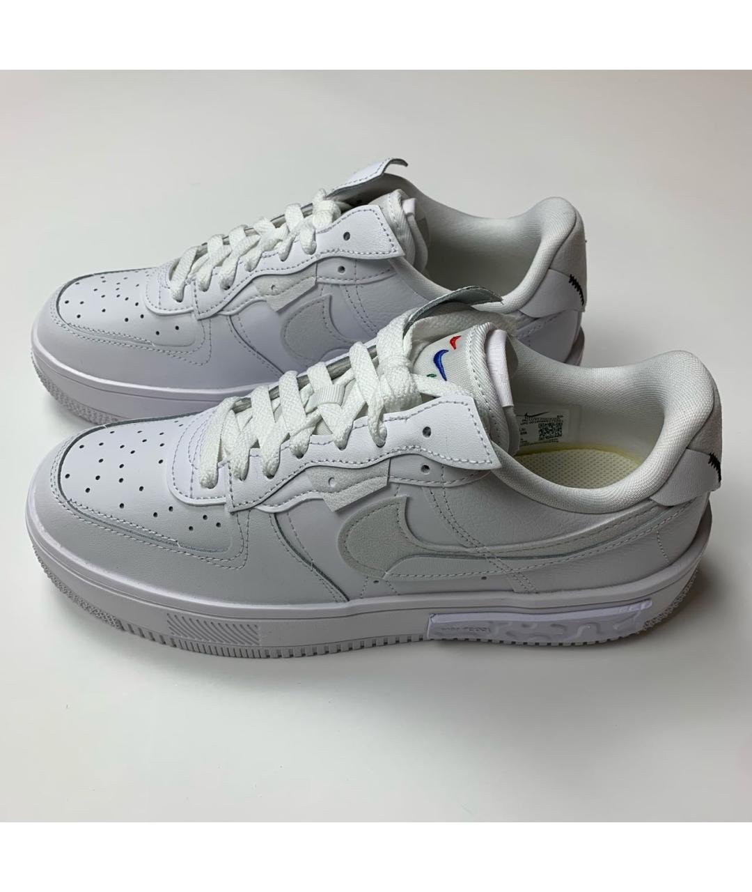 NIKE Белые кожаные кроссовки, фото 3