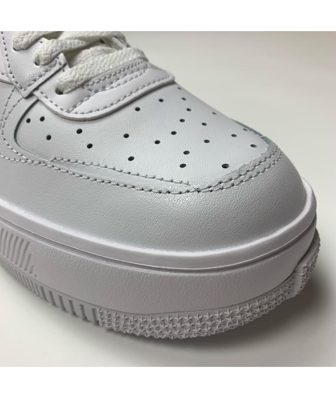 NIKE Белые кожаные кроссовки, фото 5