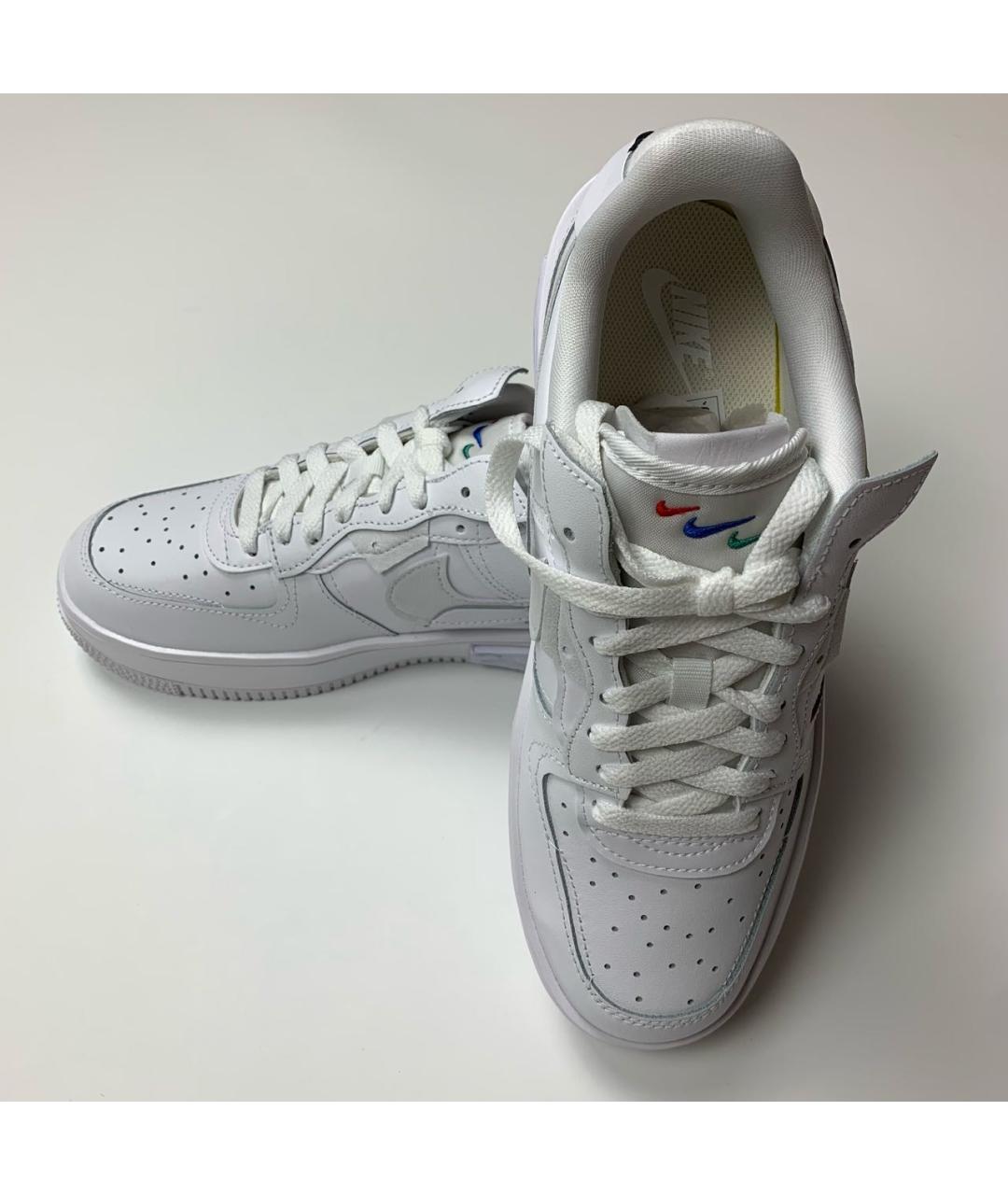 NIKE Белые кожаные кроссовки, фото 8