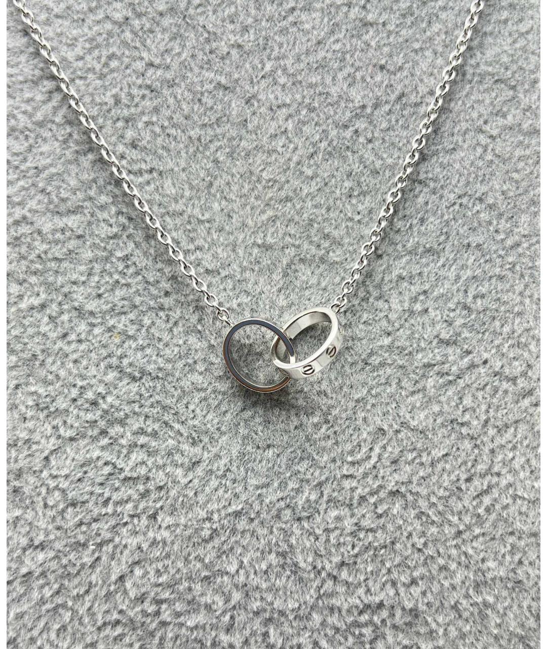 CARTIER Белое колье из белого золота, фото 5