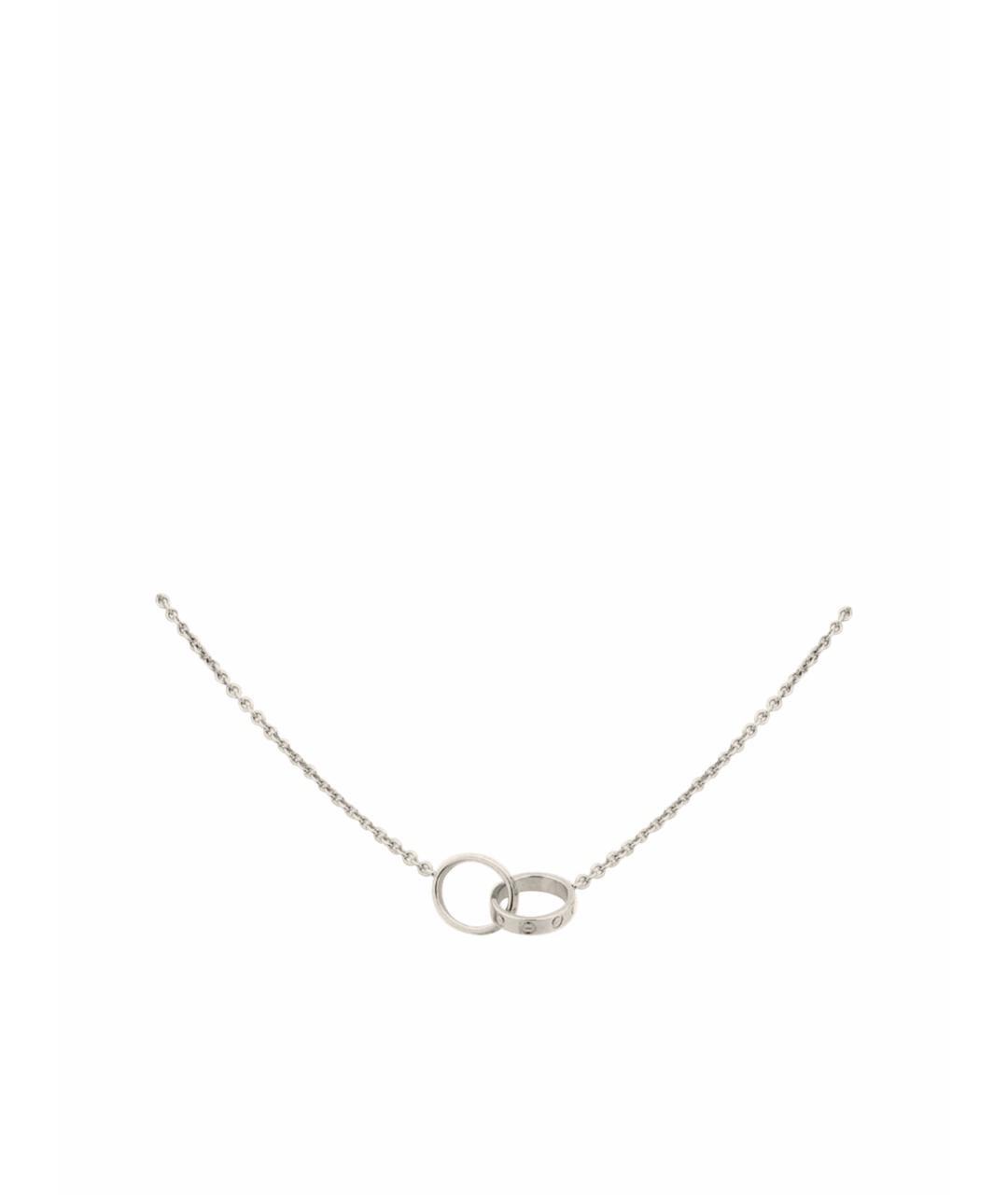 CARTIER Белое колье из белого золота, фото 1