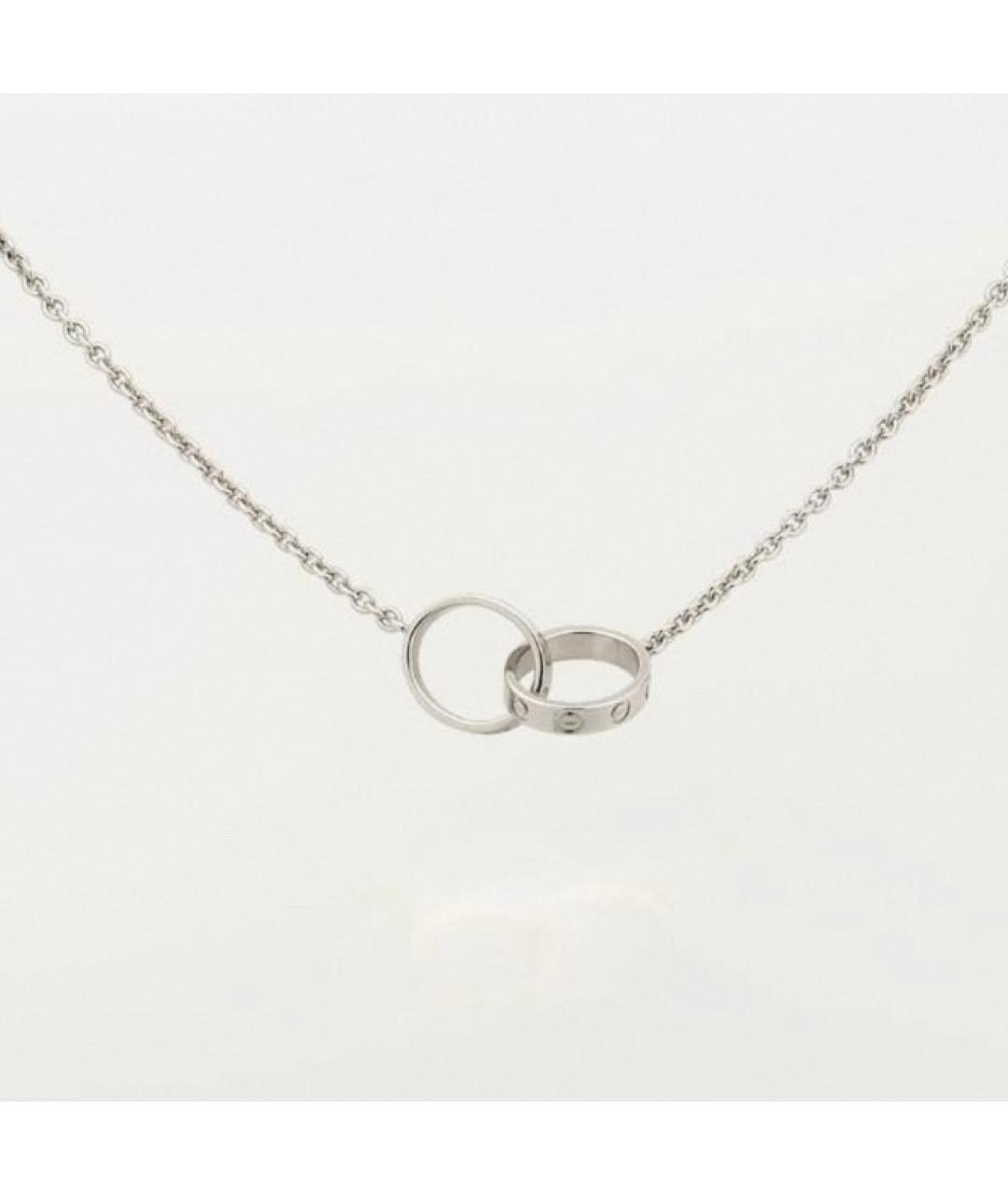 CARTIER Белое колье из белого золота, фото 7