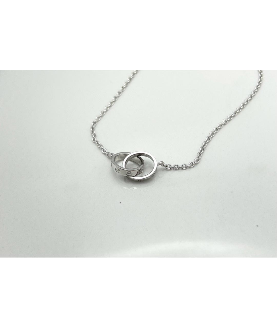 CARTIER Белое колье из белого золота, фото 2