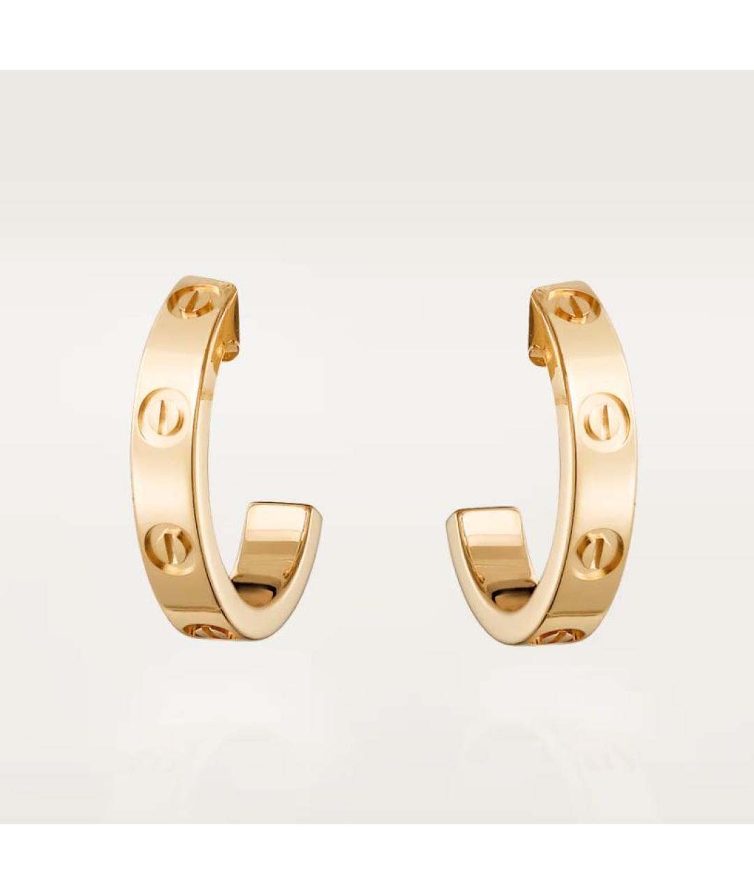 CARTIER Золотые серьги из желтого золота, фото 6