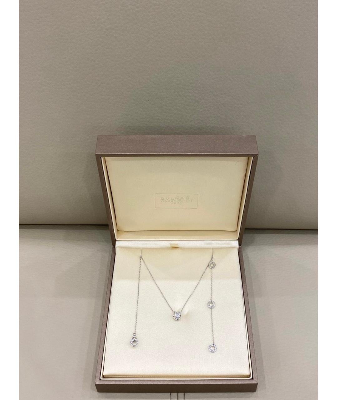 BVLGARI Белый кулон из белого золота, фото 3