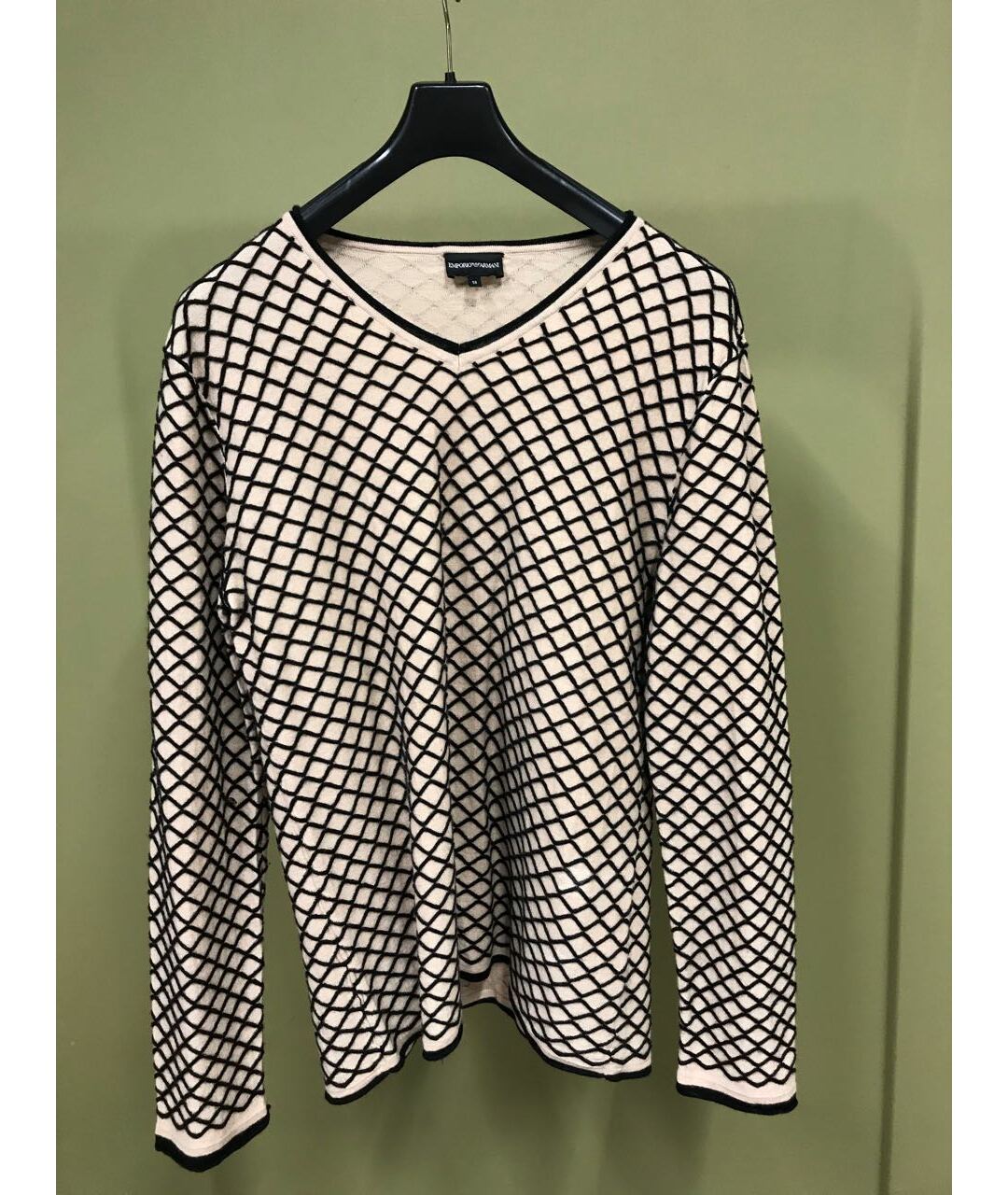 EMPORIO ARMANI Бежевый джемпер / свитер, фото 6