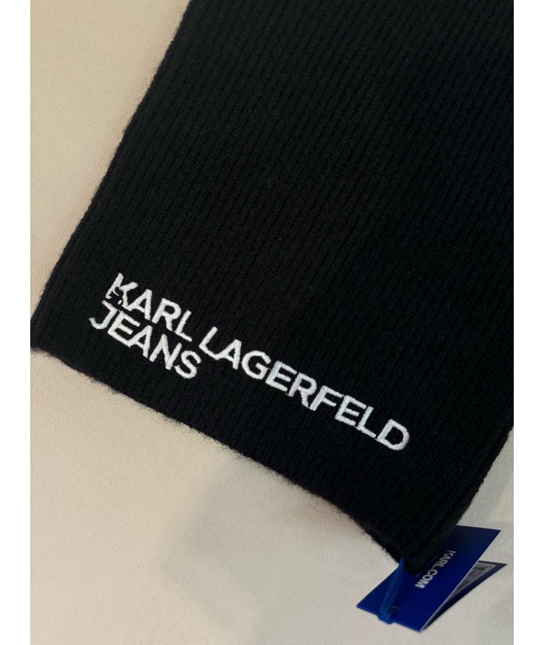 KARL LAGERFELD Черная шапка, фото 3