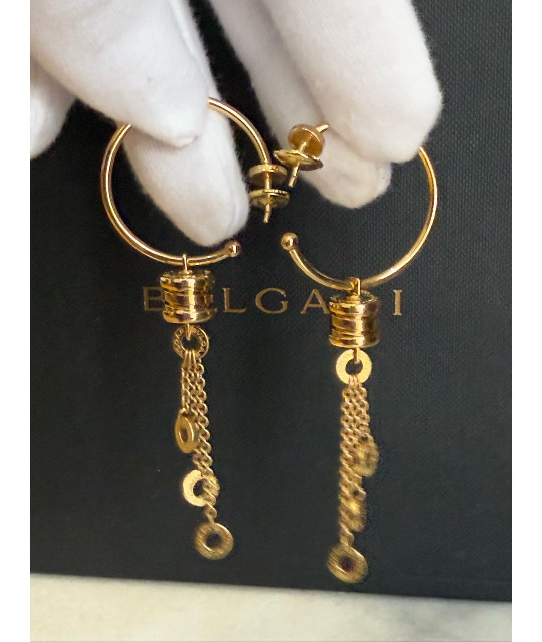 BVLGARI Золотые серьги из желтого золота, фото 3