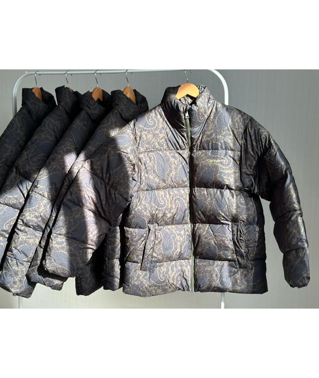 CARHARTT WIP Коричневый полиэстеровый пуховик, фото 9