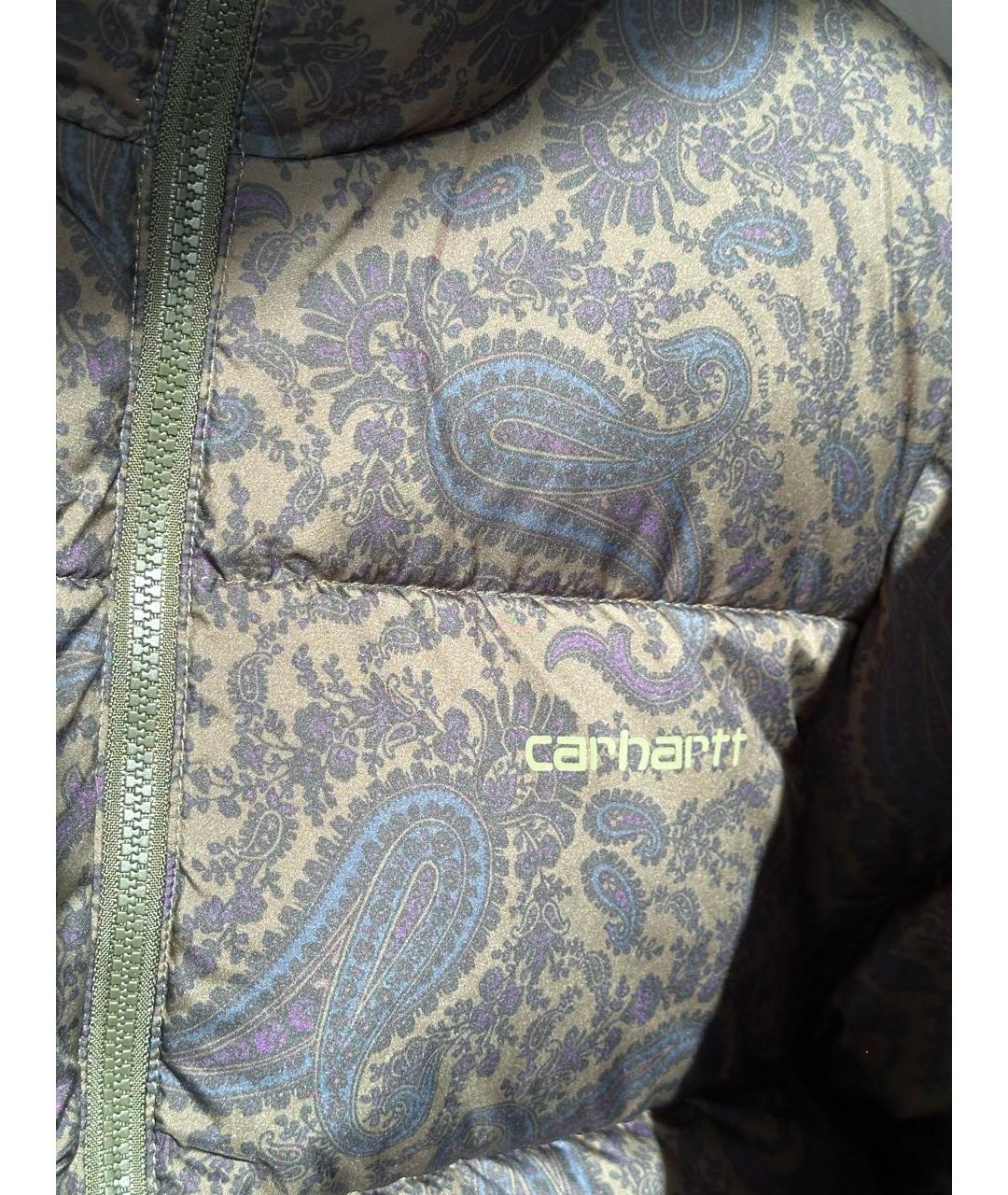 CARHARTT WIP Коричневый полиэстеровый пуховик, фото 8