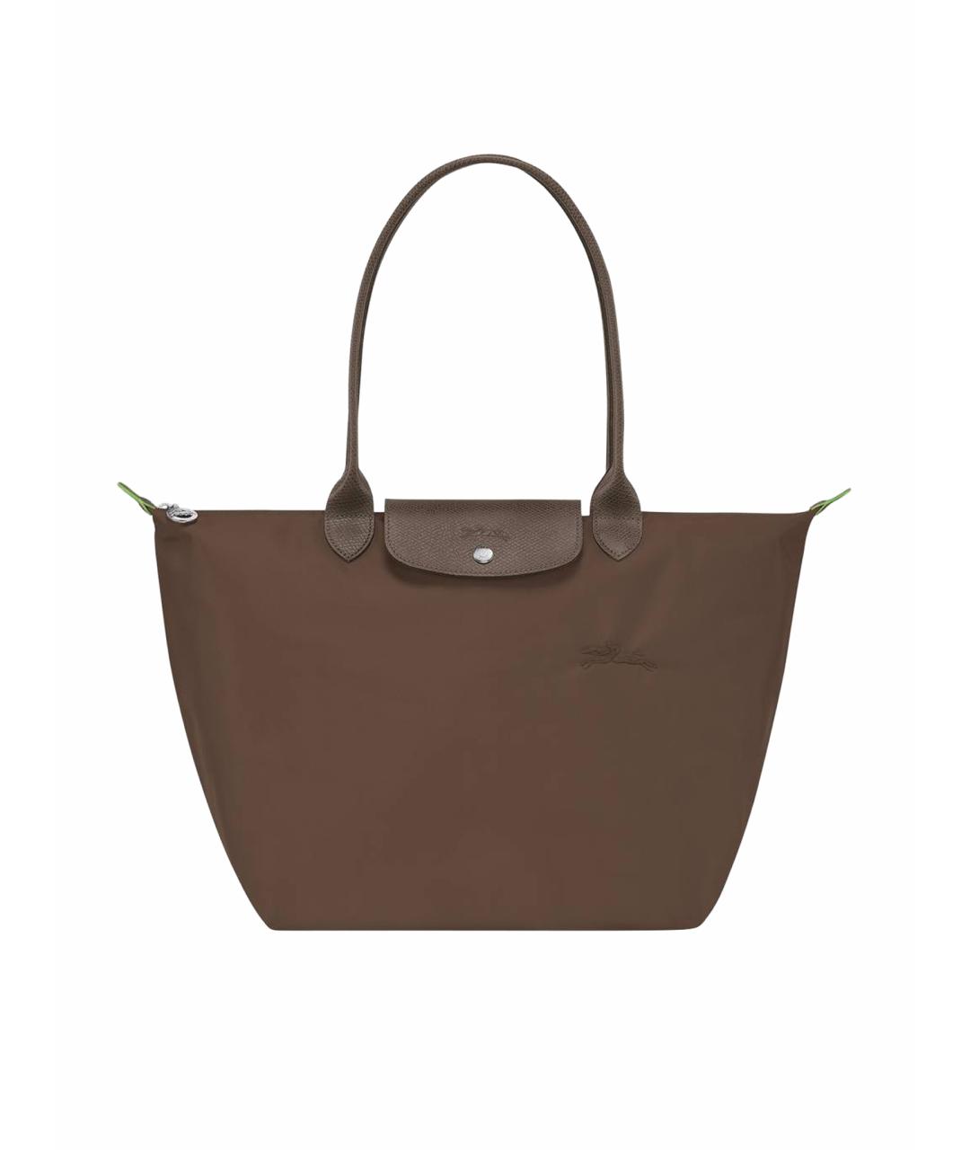 LONGCHAMP Коричневая синтетическая сумка тоут, фото 1