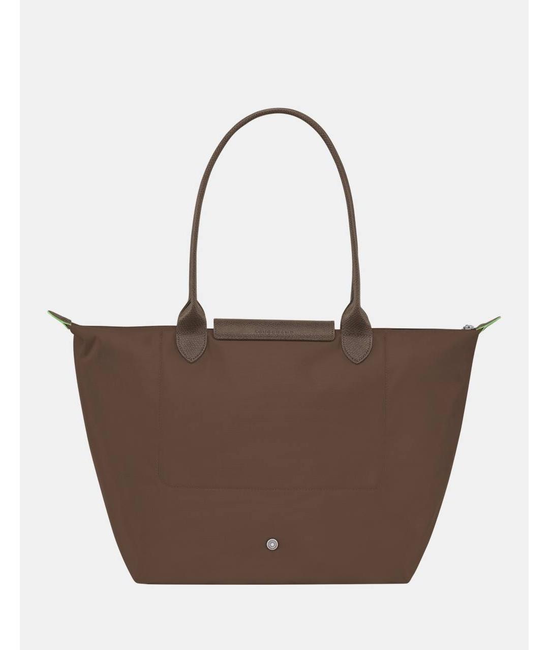 LONGCHAMP Коричневая синтетическая сумка тоут, фото 3