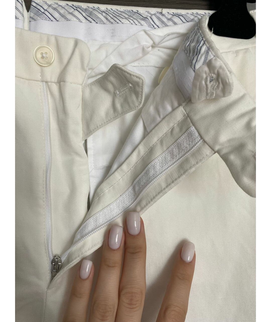 CORNELIANI Белые хлопковые классические брюки, фото 5