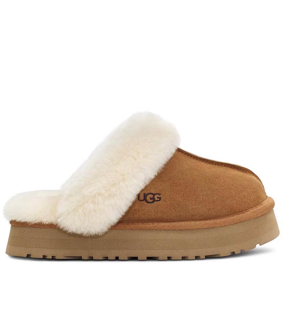 UGG AUSTRALIA Коричневые замшевые мюли, фото 8