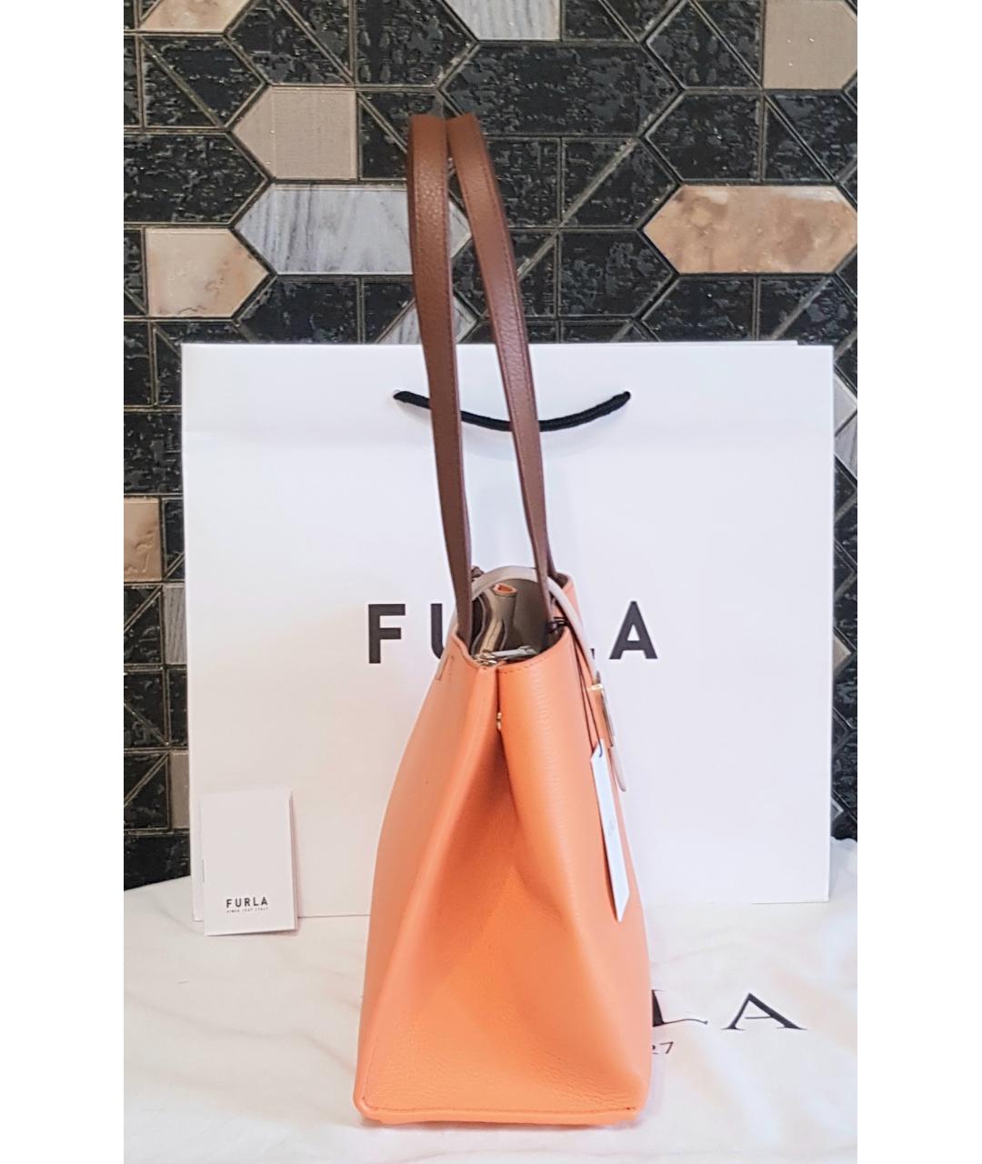 FURLA Мульти кожаная сумка с короткими ручками, фото 3