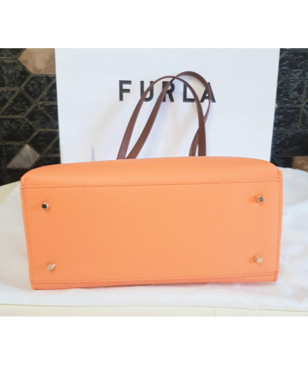 FURLA Мульти кожаная сумка с короткими ручками, фото 6