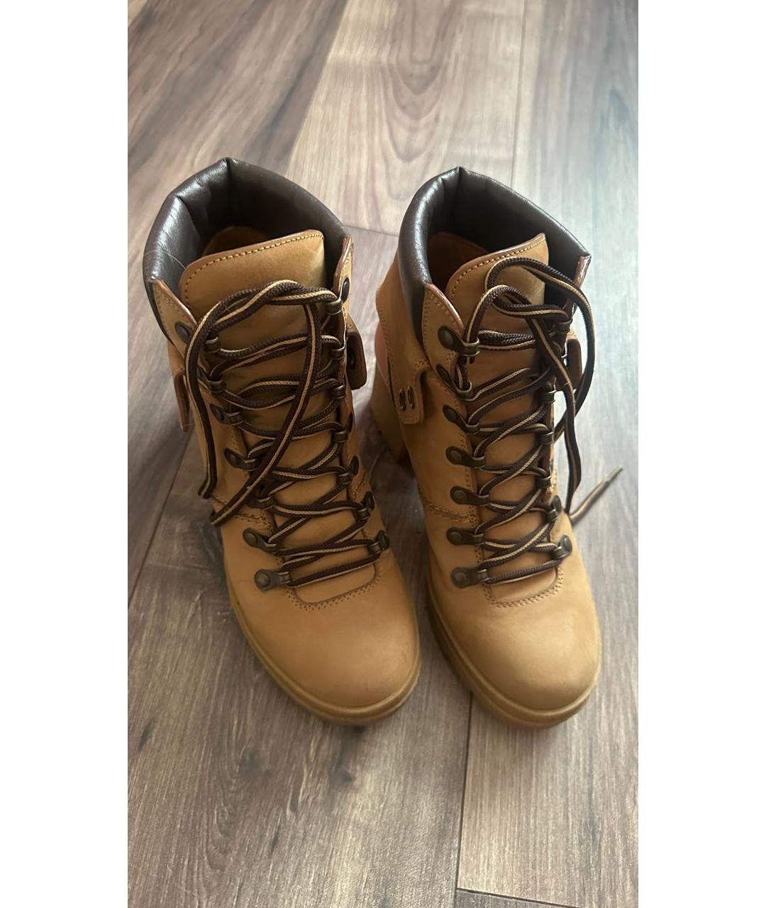 SEE BY CHLOE Коричневые нубуковые сапоги, фото 2