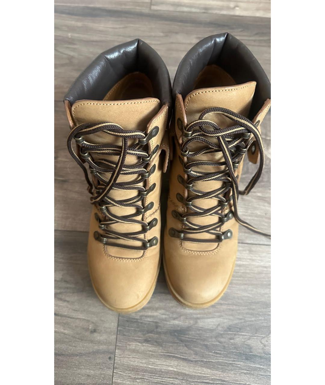 SEE BY CHLOE Коричневые нубуковые сапоги, фото 3