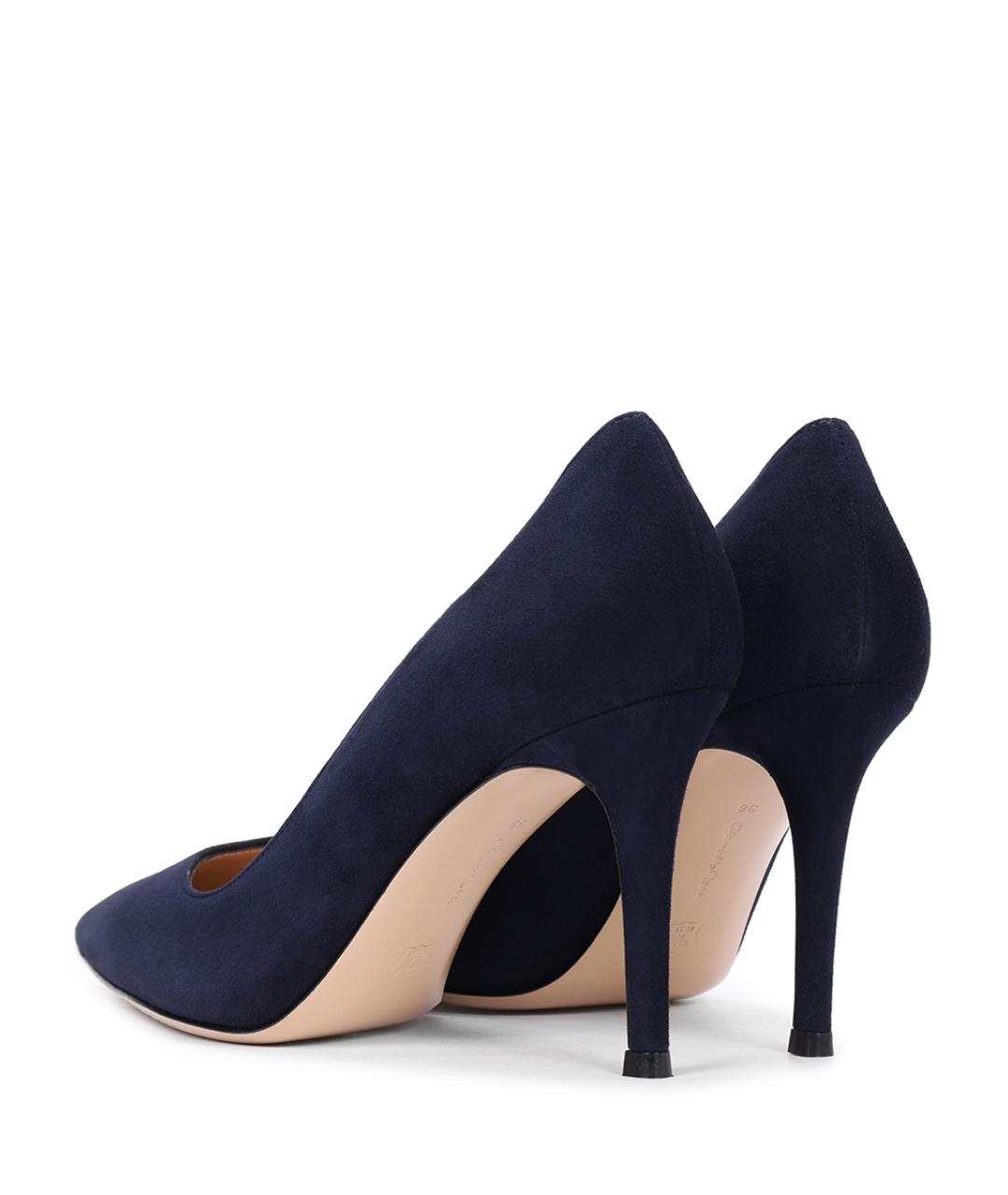 GIANVITO ROSSI Синие туфли, фото 3