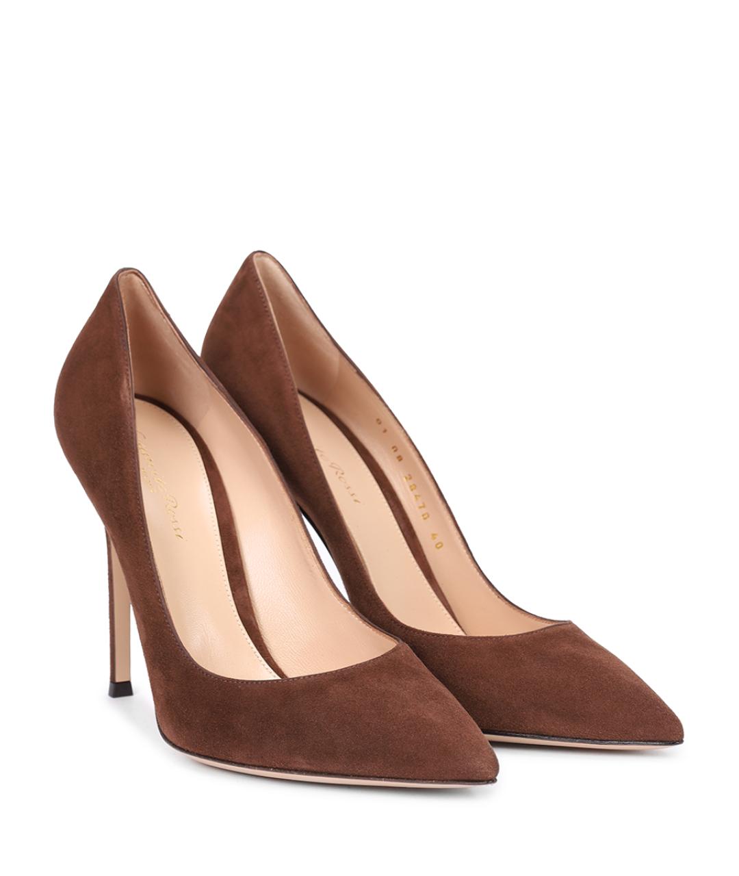 GIANVITO ROSSI Коричневые туфли, фото 2