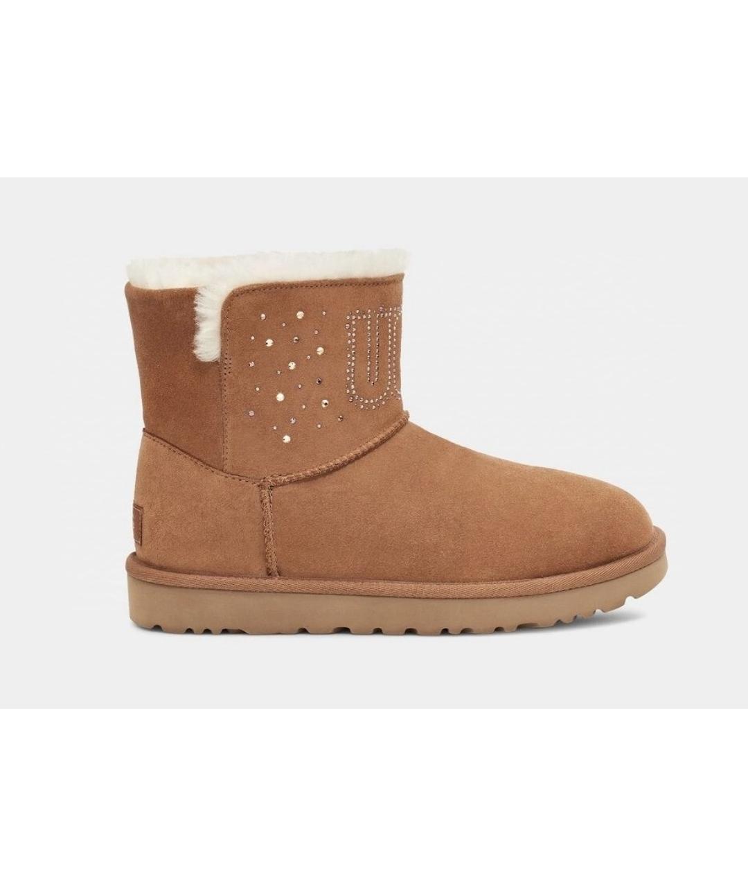 UGG AUSTRALIA Коричневые ботинки, фото 10