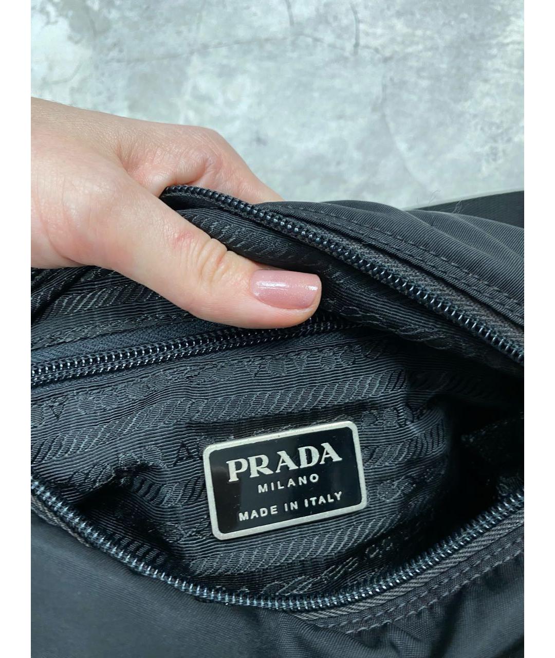 PRADA Черная сумка на плечо, фото 5