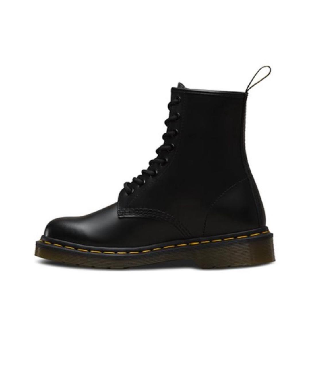 DR. MARTENS Черные кожаные высокие ботинки, фото 2