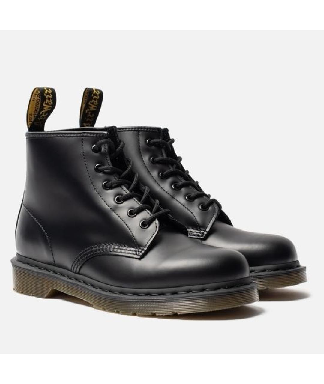 DR. MARTENS Черные кожаные высокие ботинки, фото 4