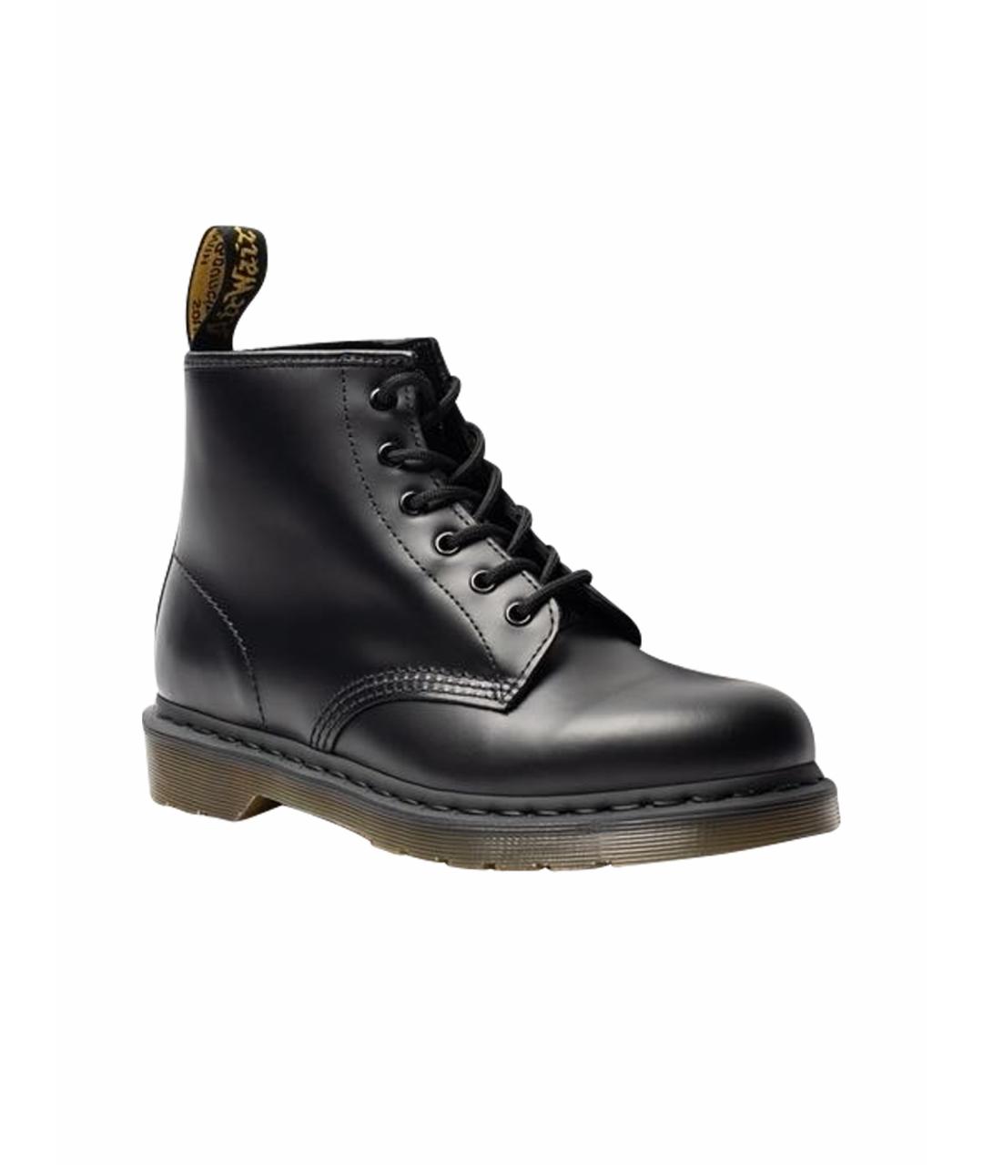 DR. MARTENS Черные кожаные высокие ботинки, фото 1