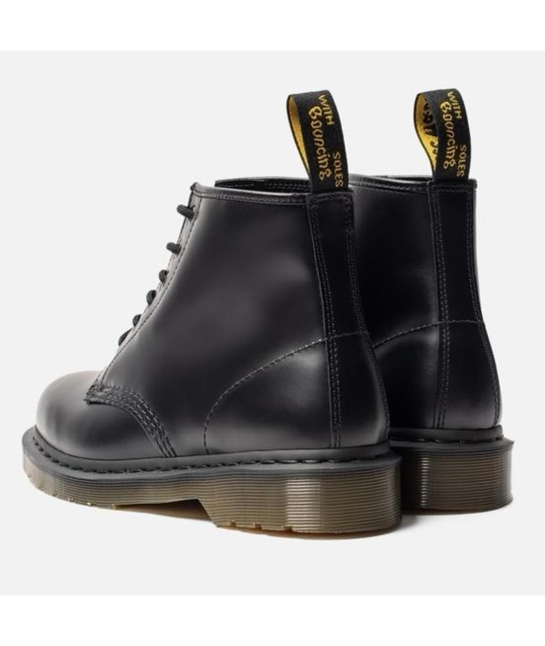 DR. MARTENS Черные кожаные высокие ботинки, фото 3