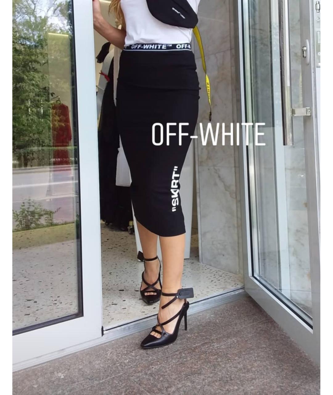 OFF-WHITE Черные кожаные туфли, фото 8