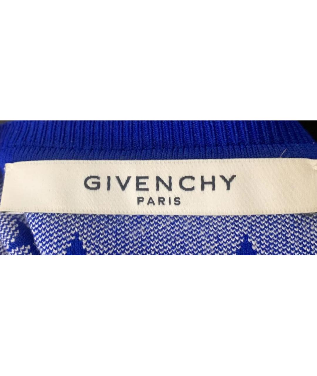 GIVENCHY Синий вискозный джемпер / свитер, фото 4