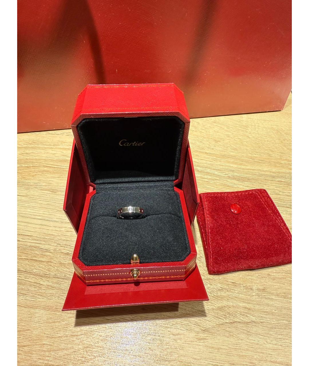CARTIER Серое кольцо из белого золота, фото 2