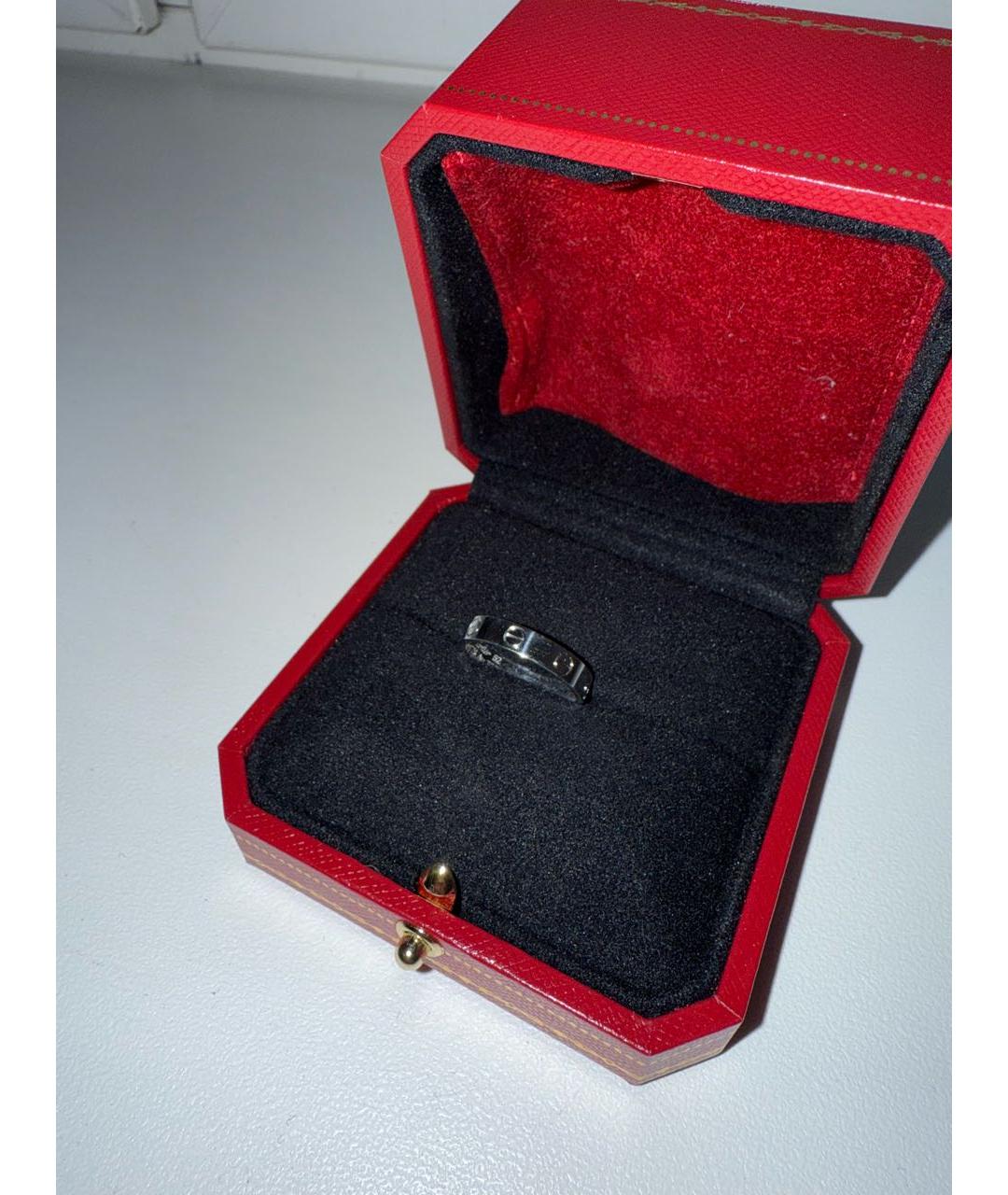 CARTIER Серое кольцо из белого золота, фото 6