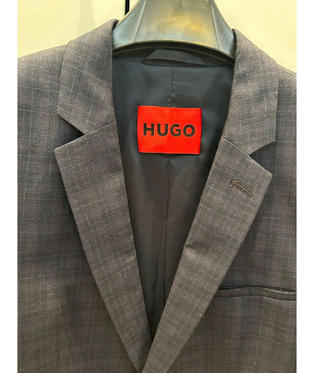 HUGO BOSS Темно-синий классический костюм, фото 6