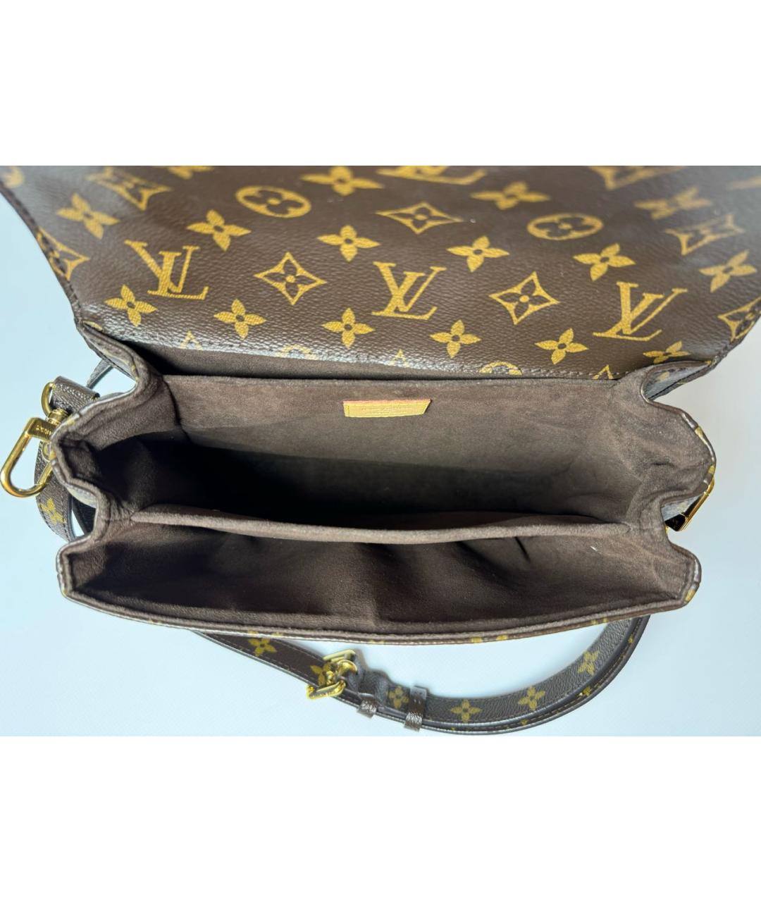 LOUIS VUITTON Коричневая сумка через плечо, фото 4