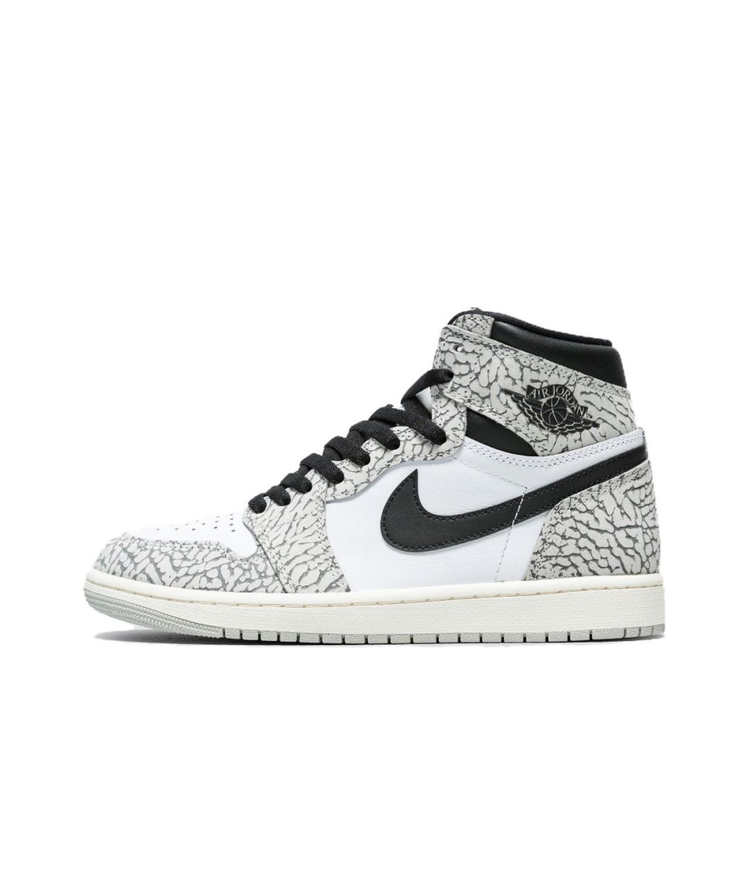 JORDAN Белые кожаные кеды, фото 5