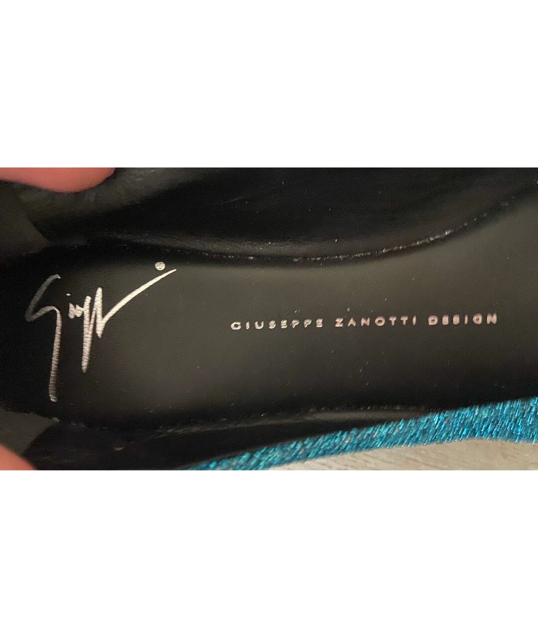 GIUSEPPE ZANOTTI DESIGN Голубые балетки, фото 5