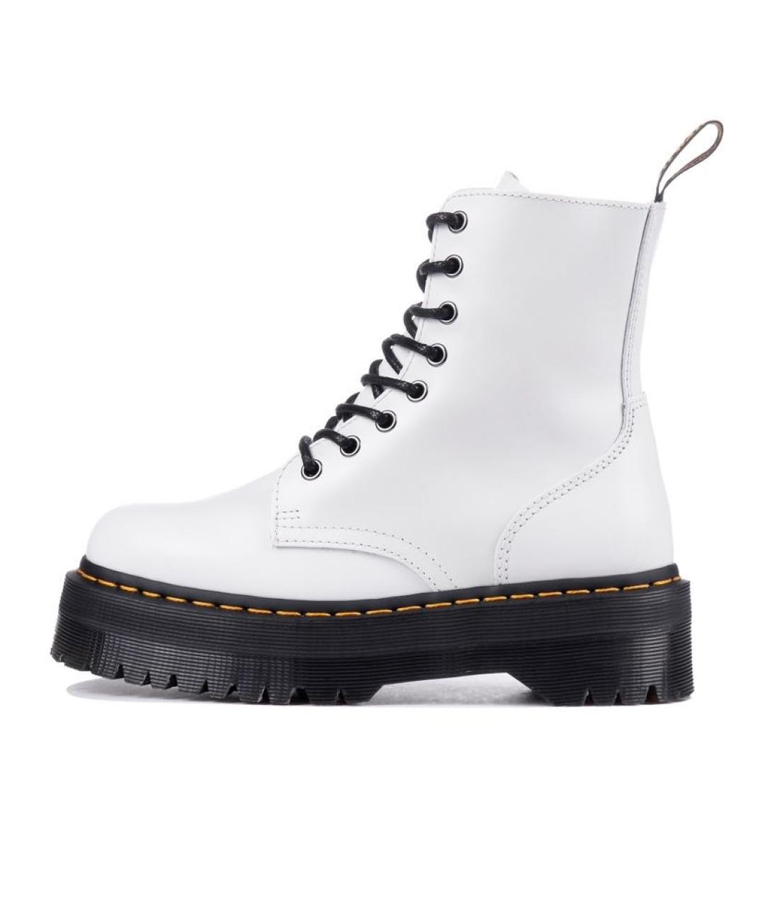 DR. MARTENS Белые кожаные ботинки, фото 8