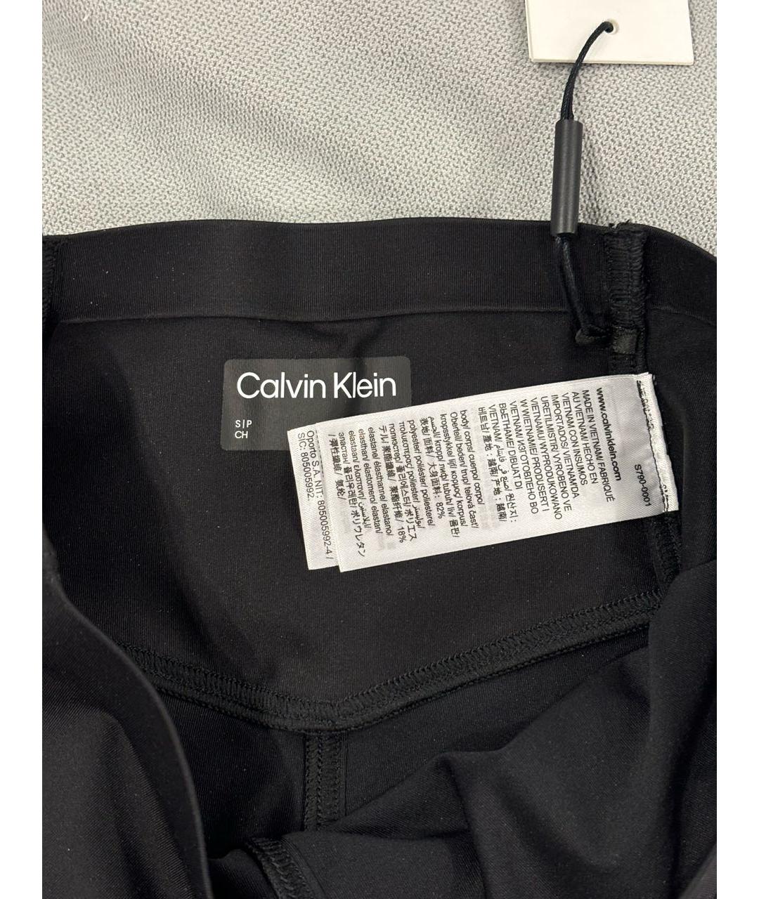 CALVIN KLEIN Черные полиэстеровые спортивные брюки и шорты, фото 3