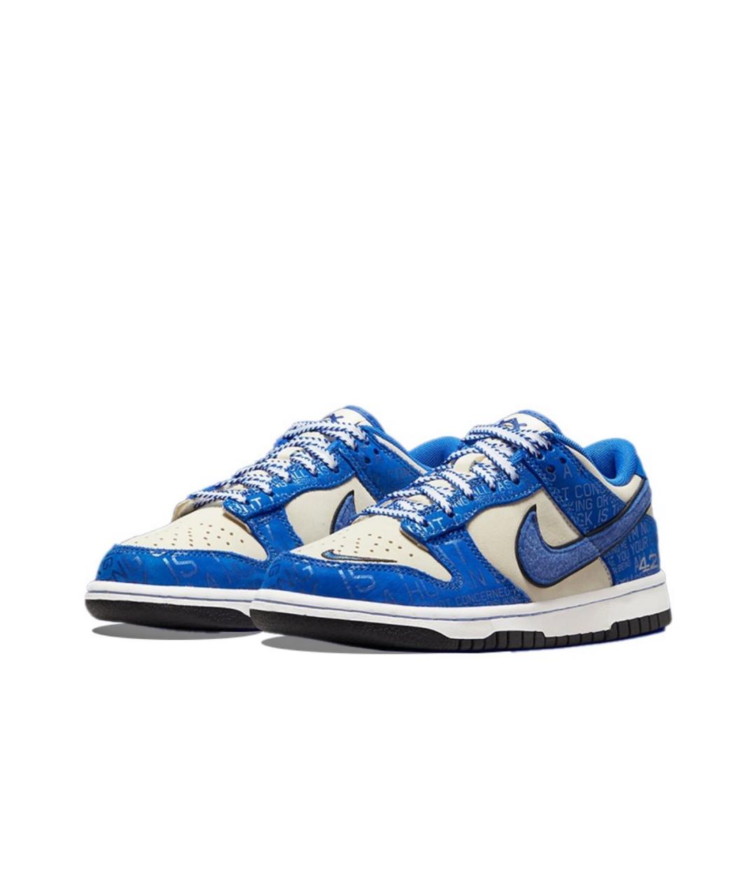 NIKE Синие кожаные кеды, фото 2