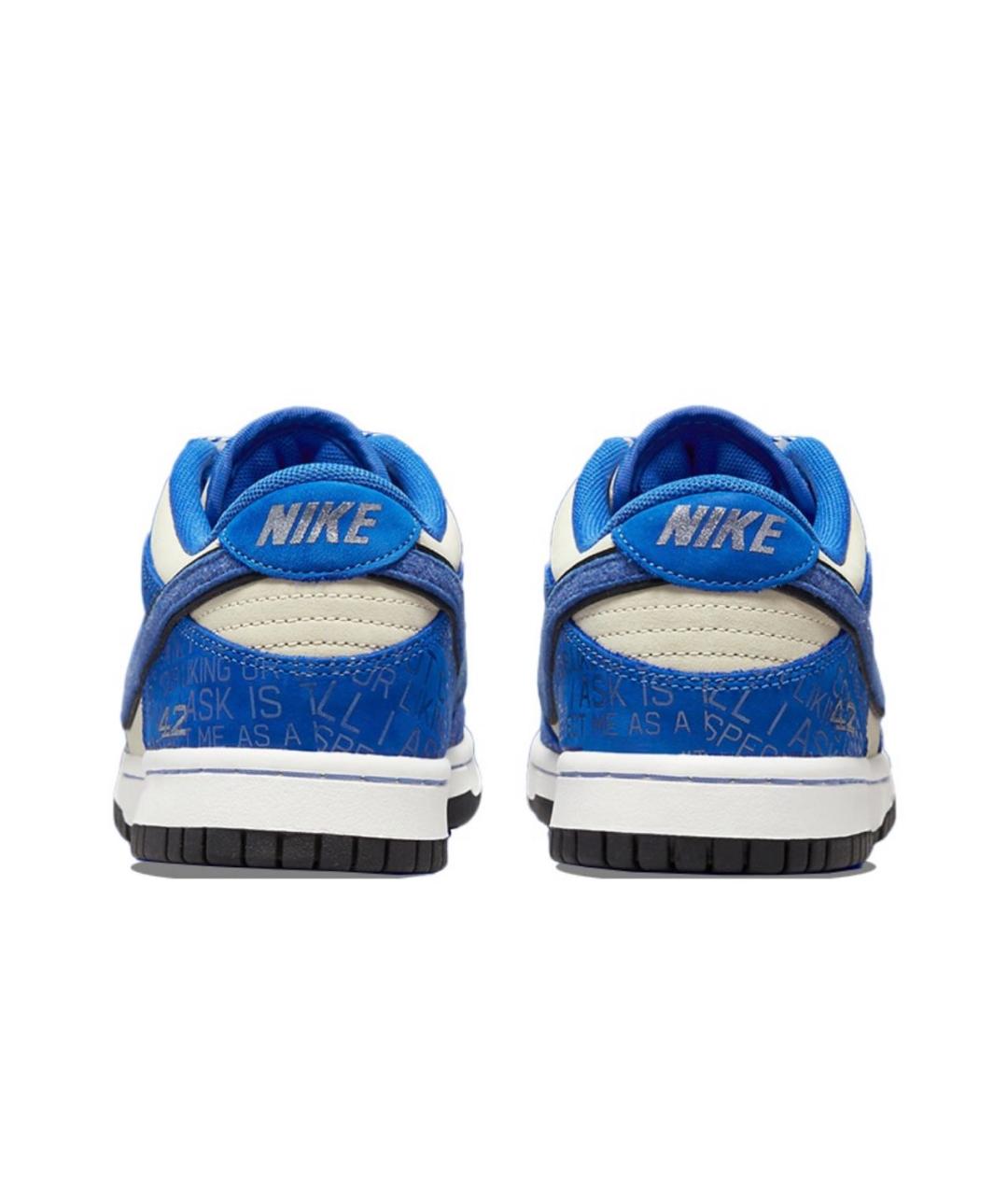 NIKE Синие кожаные кеды, фото 4