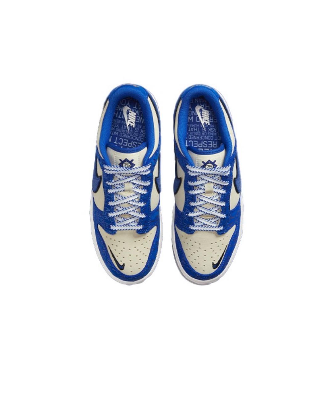 NIKE Синие кожаные кеды, фото 3